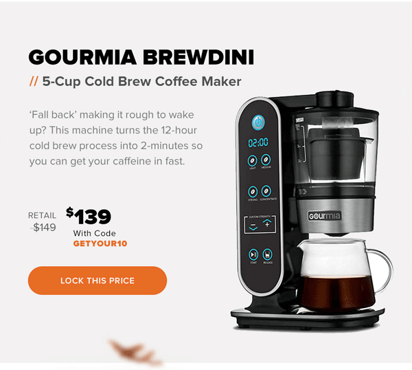 Gourmia Brewdini | Shop Now