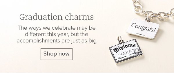 Graduation charms - The ways we celebrate may be different this year, but the accomplishments are just as big. Shop now