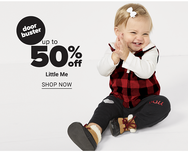 up to 50% off little me - Shop Now