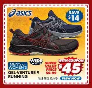 ASICS Gel-Venture 9 Men's or Women's Running Shoes