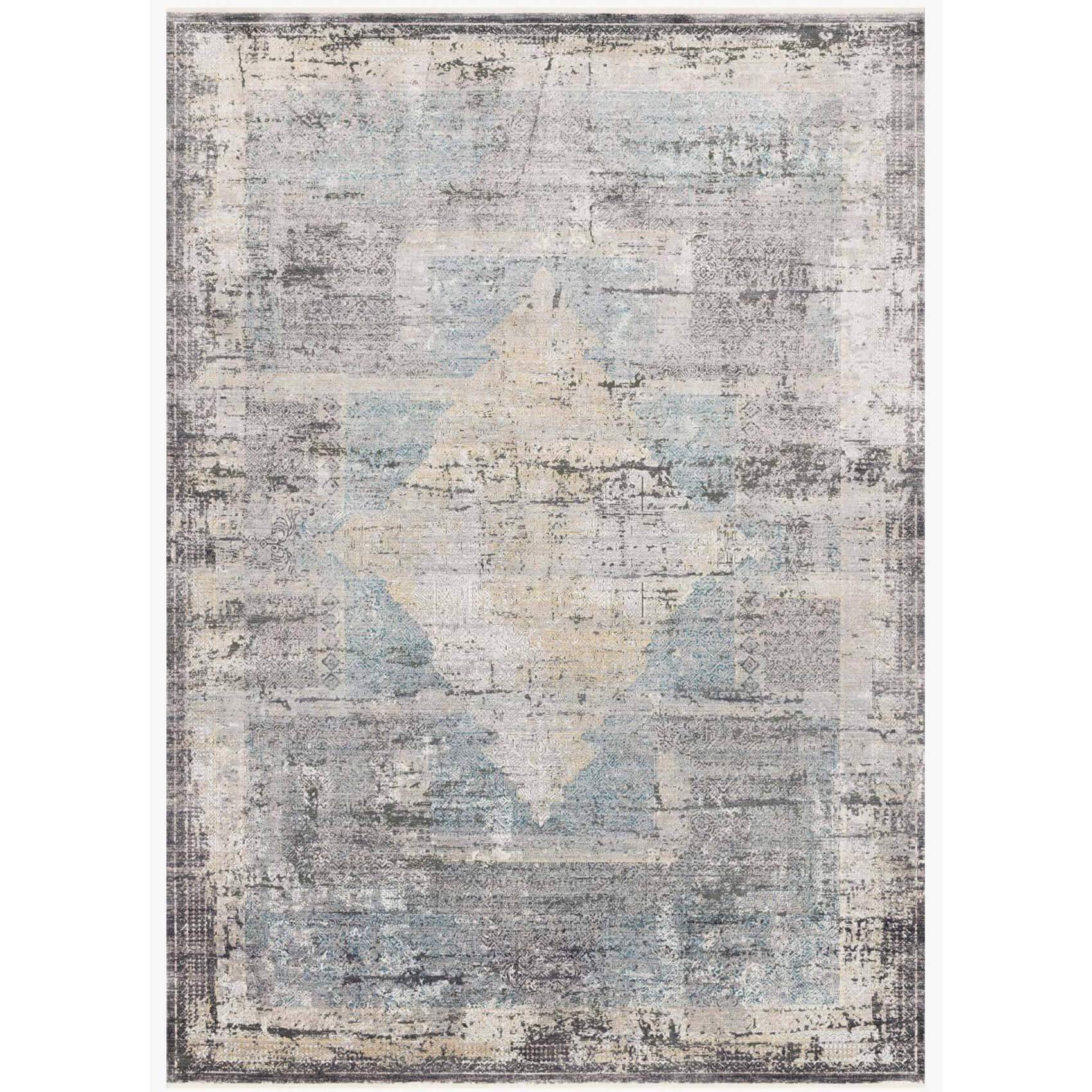 Image of Loloi Rug Gemma GEM-04, Charcoal/Multi