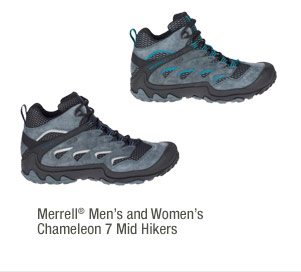 Merrell Men's and Women's Chameleon 7 Mid Hikersr