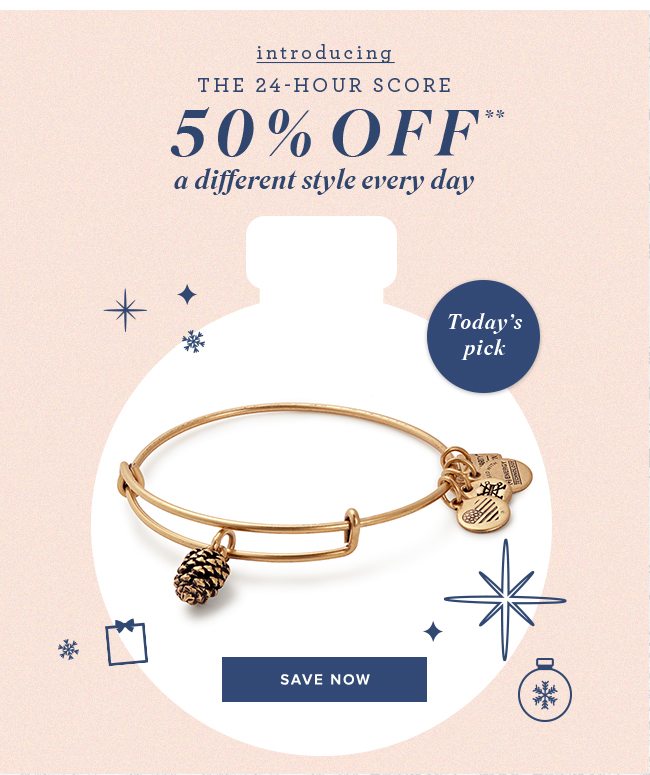 50% off the Pinecone bangle! Today only.