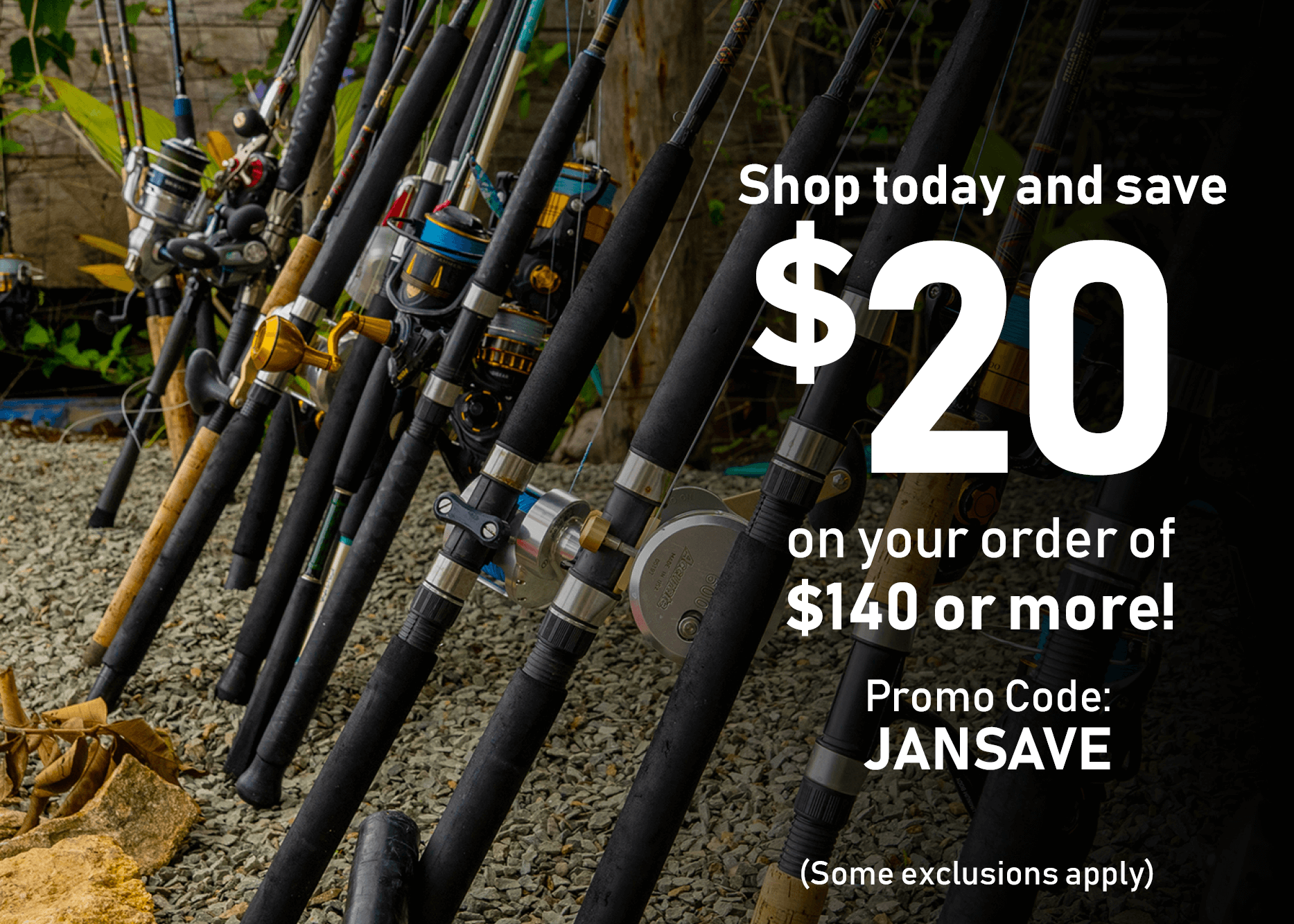 Shop today and save $20 on your order of $140 or more!
