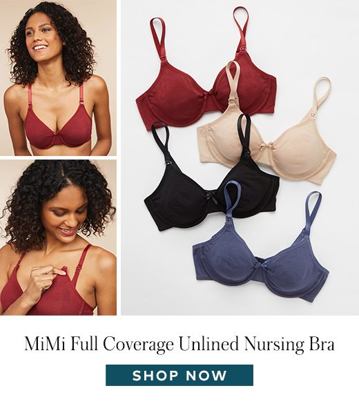 MiMi Full Coverage Unlined Nursing Bra