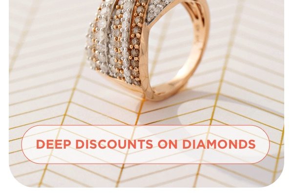 Shop deep discounts on diamonds during Hot Summer Sale & Clearance