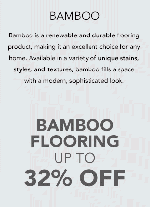 Bamboo Flooring up to 32% OFF