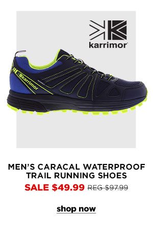 Men's Caracal Waterproof Trail Running Shoes - Click to Shop Now
