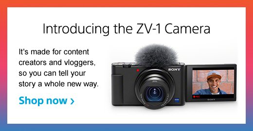 Introducing the ZV-1 Camera | It's made for content creators and vloggers, so you can tell your story a whole new way. Shop now