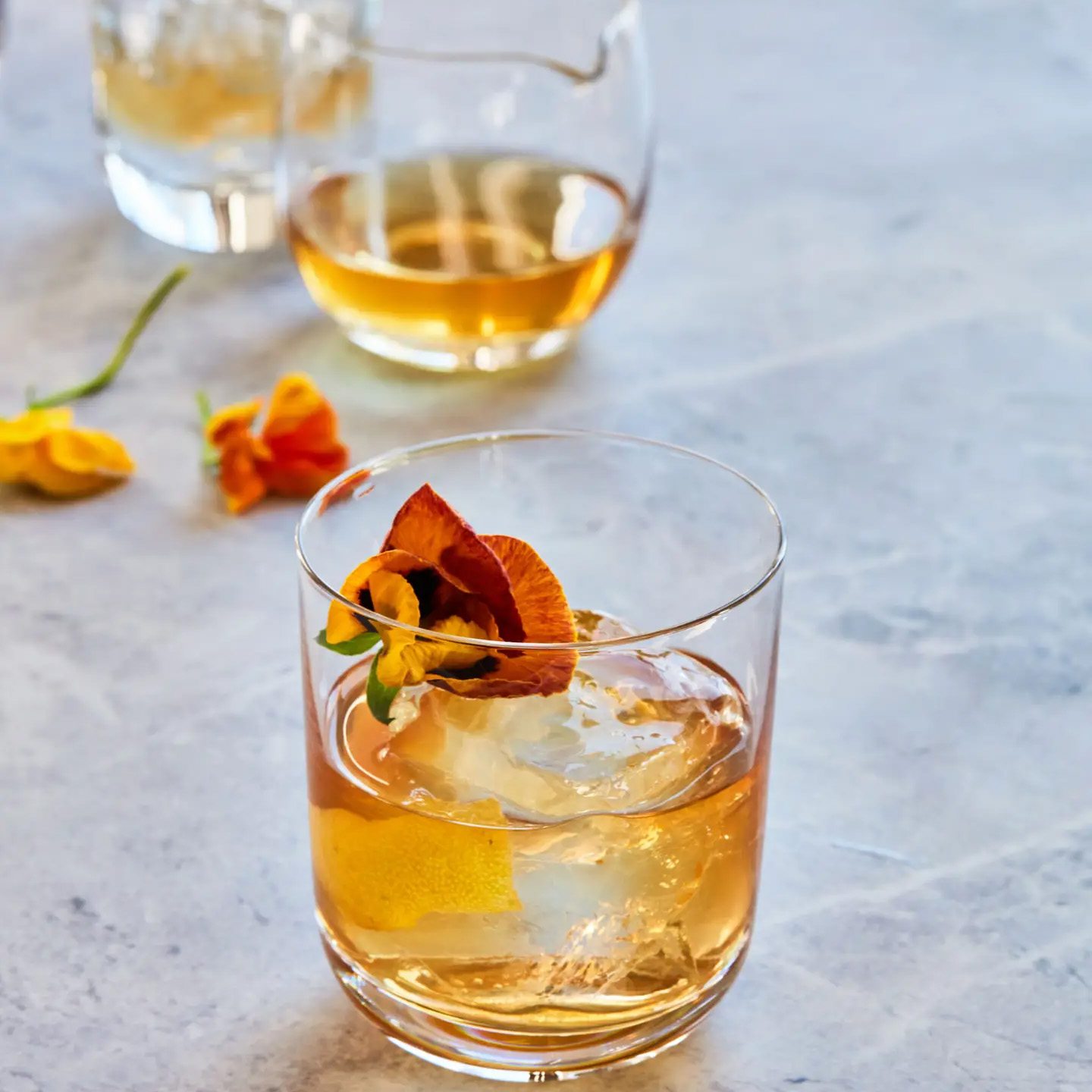 Floral Old Fashioned