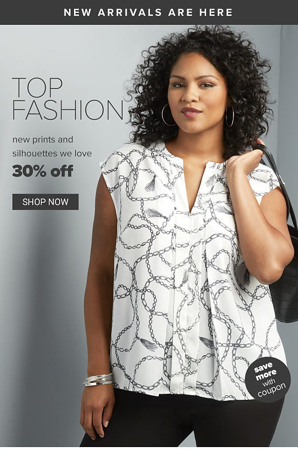 Top Fashion! New prints and silhoutettes we love - 30% off - Shop Now