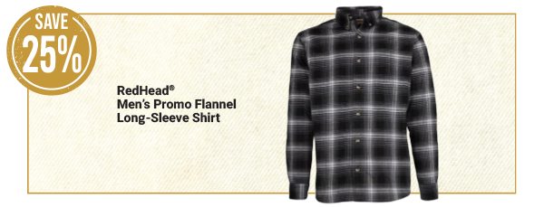 RedHead Men's Promo Flannel Long-Sleeve Shirt