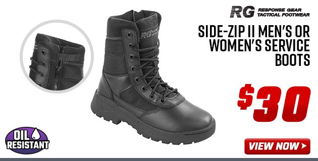 Response Gear Side-Zip II Men's or Women's Service Boots