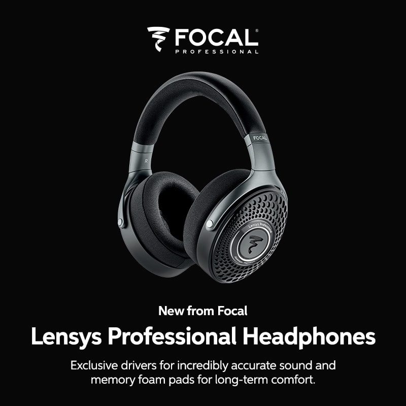 New from Focal: Lensys Professional Headphones