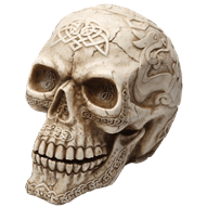 Large Celtic Skull