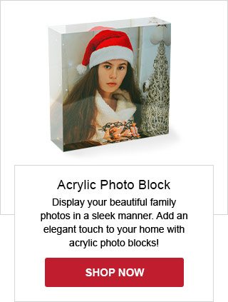 Acrylic Photo Block