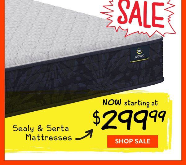 Sealy & Serta Mattresses