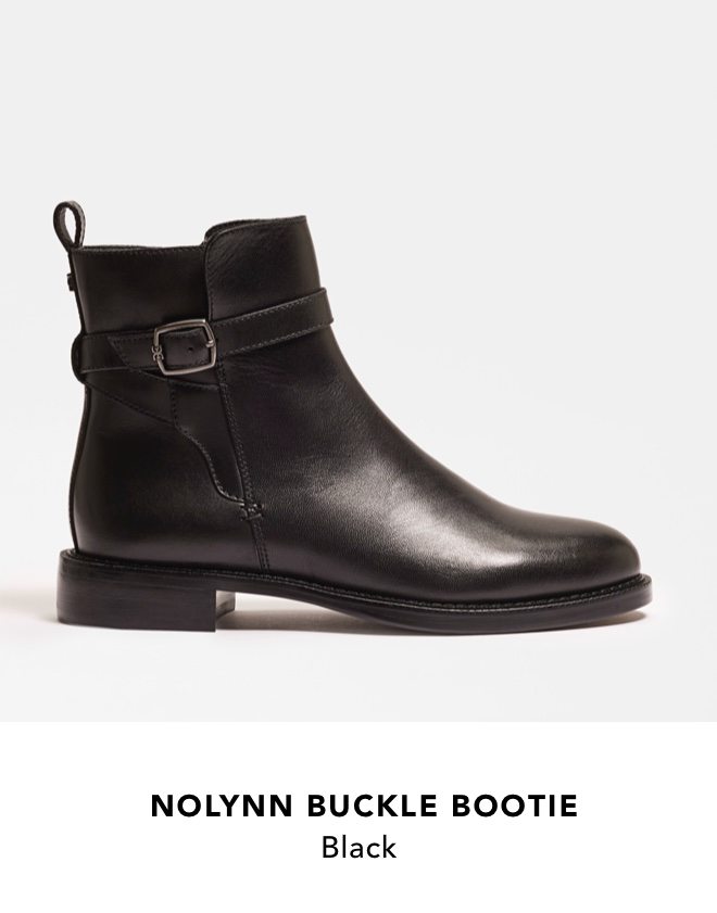 Nolynn Buckle Bootie (Black)