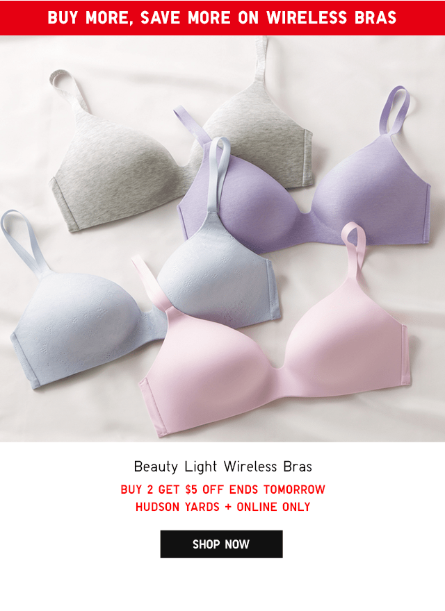 BEAUTY LIGHT WIRELESS BRAS - BUY 2, GET $5 OFF