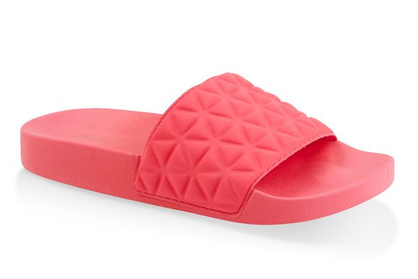 Quilted Scuba Knit Pool Slides