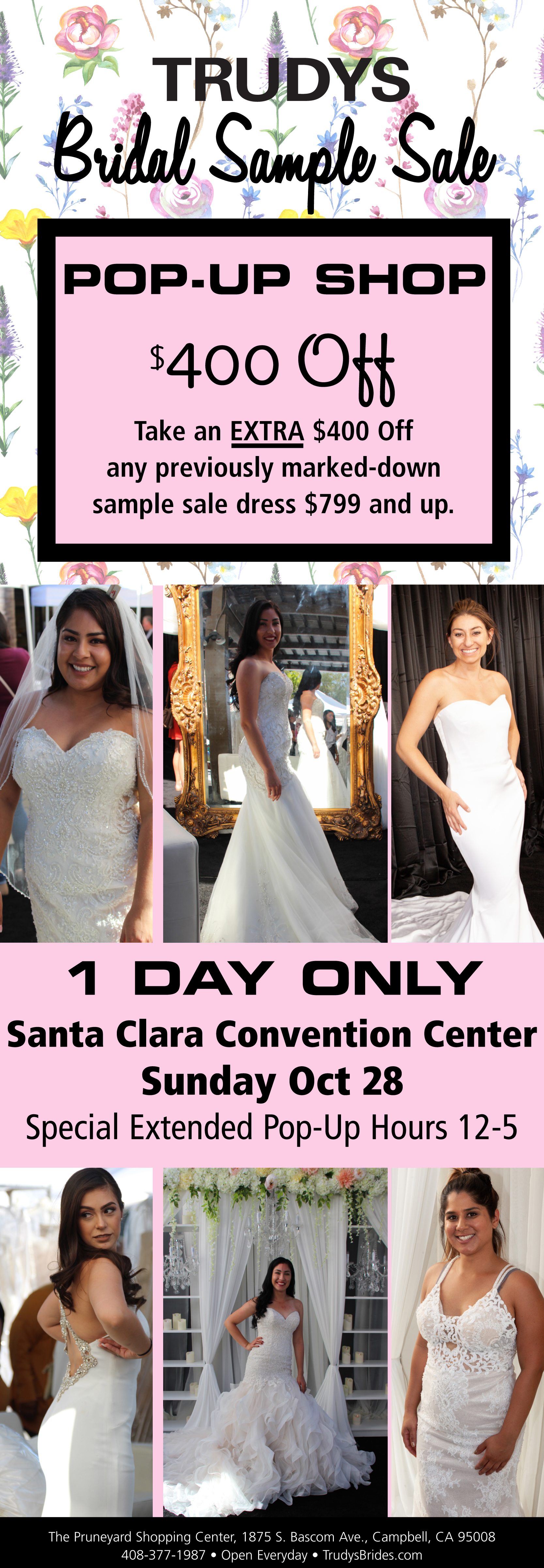 pop up wedding dress sale