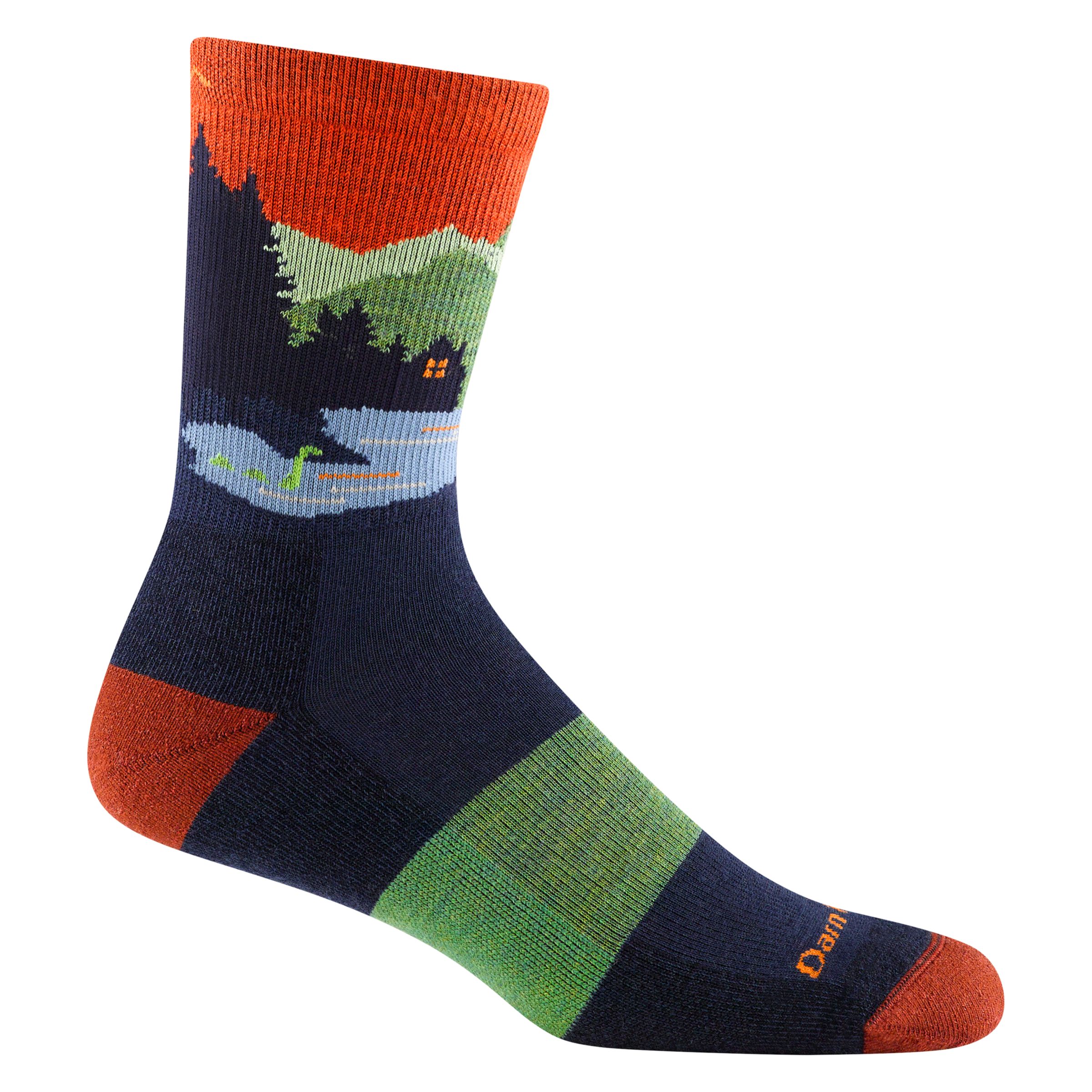 Image of Men's Close Encounters Micro Crew Midweight Hiking Sock