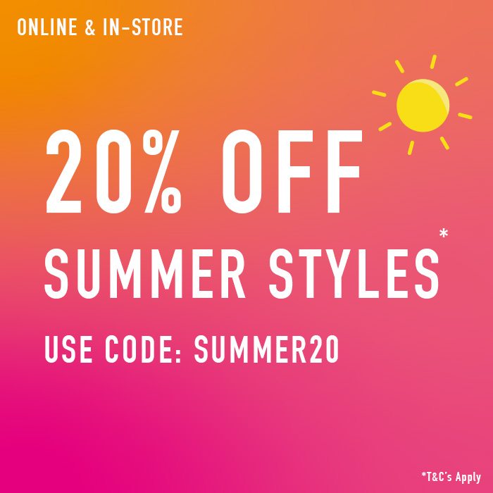 20% off summer styles