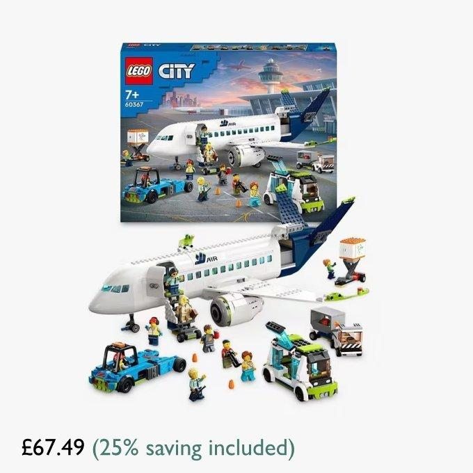 LEGO City 60367 Passenger Airplane £67.49