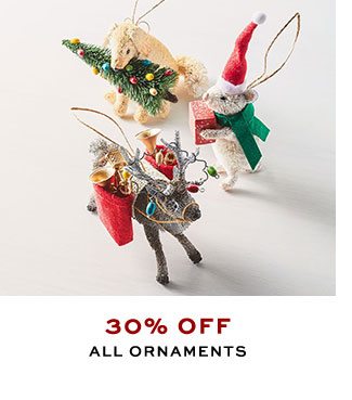 30% OFF ALL ORNAMENTS