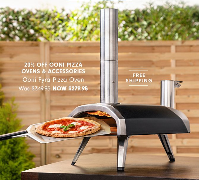 20% Off Ooni Pizza Ovens & Accessories Ooni Fyra Pizza Oven - Now $279.95