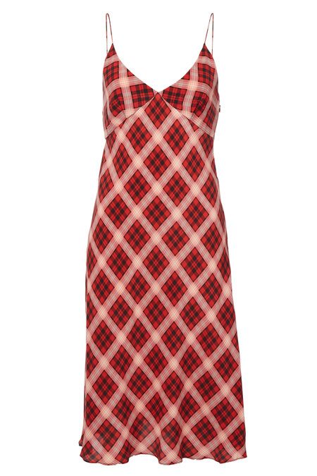 Plaid Silk Cami Dress | MARC JACOBS