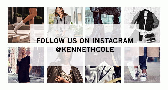 follow us on instagram @kennethcole