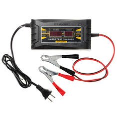SUOER 12V 10A Smart Fast Battery Charger LCD Display
