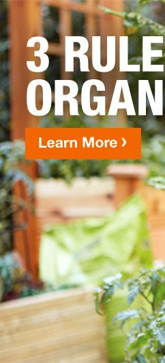 3 RULES FOR ORGANIC GARDENING LEARN MORE