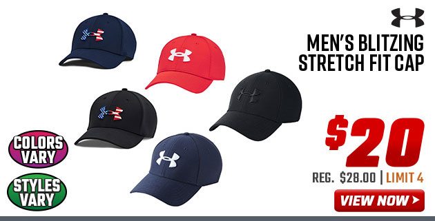 Under Armour Men's Blitzing Stretch Fit Cap