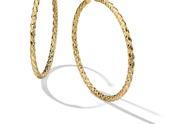 30mm Gold Hoop Earrings