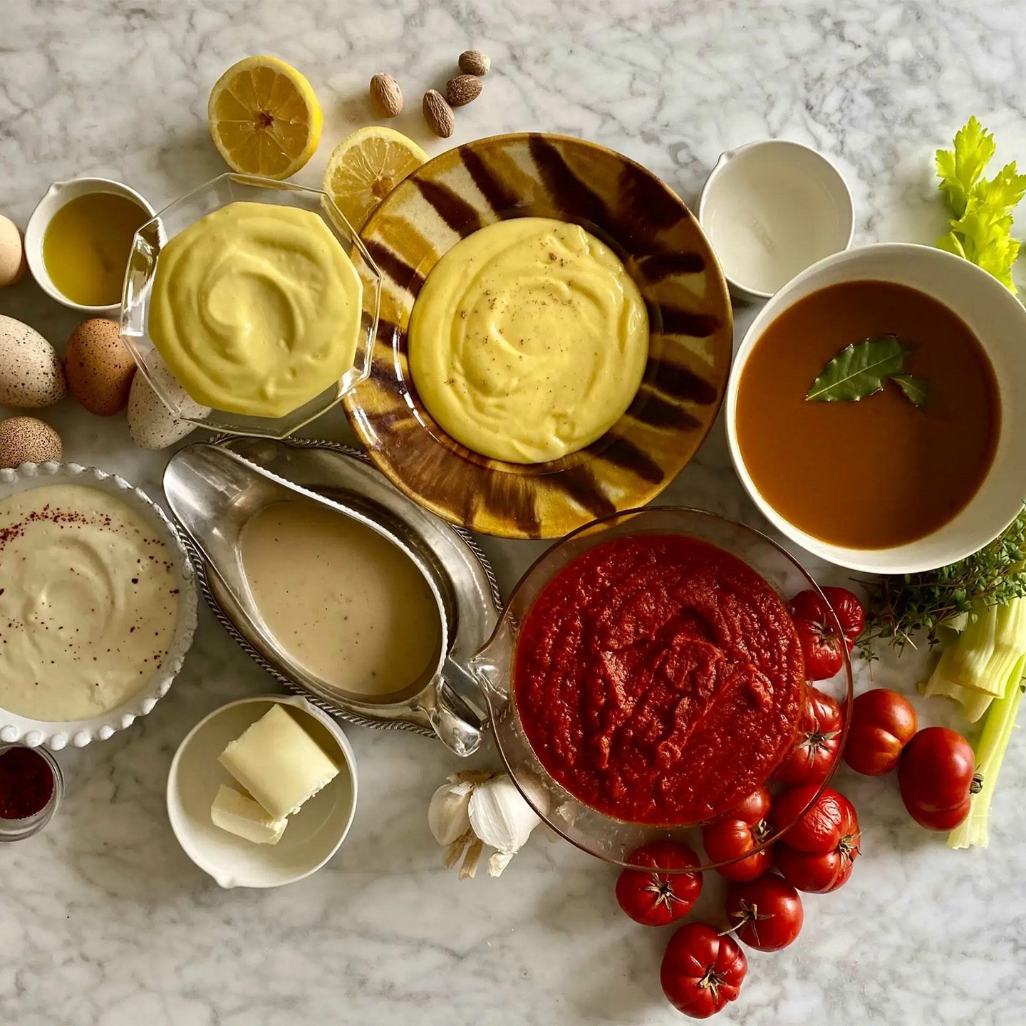 The Mothers of All French Sauces