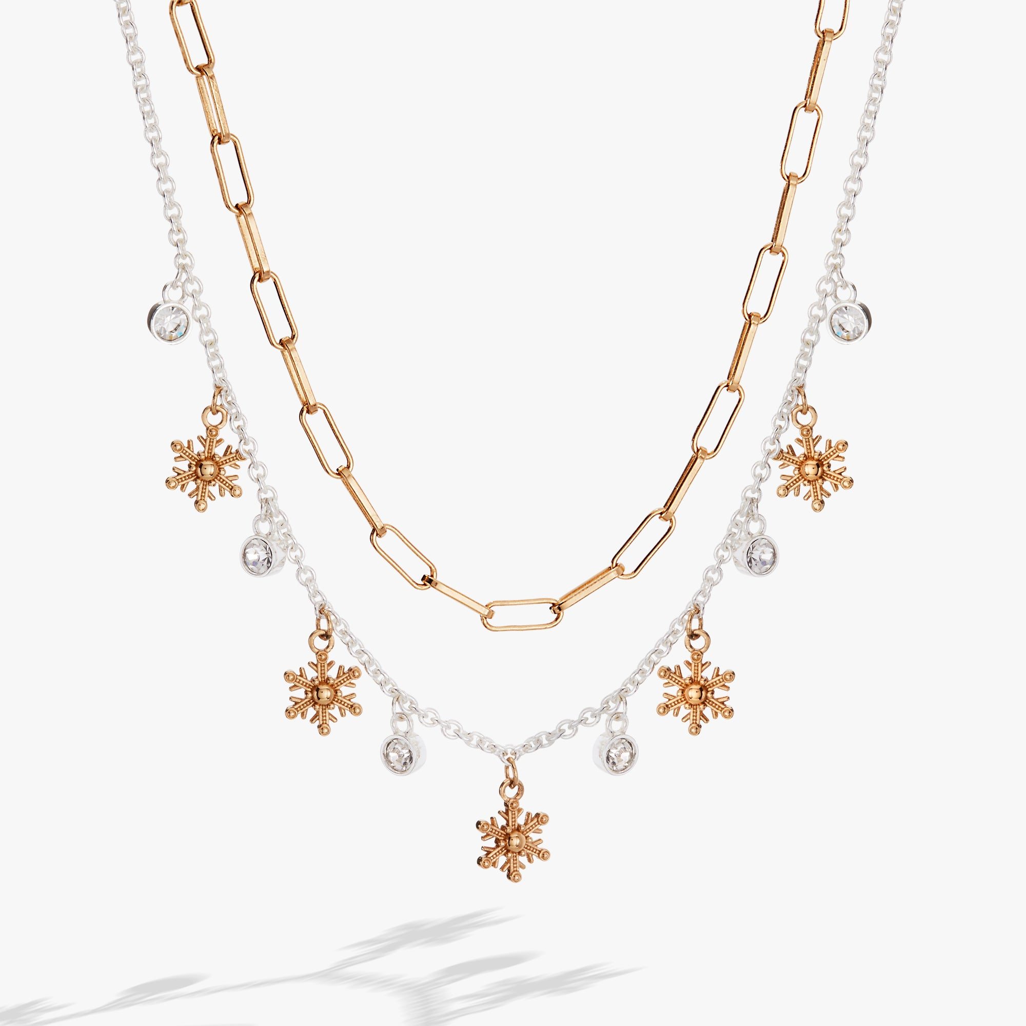 Image of Snowflake Charm Necklace