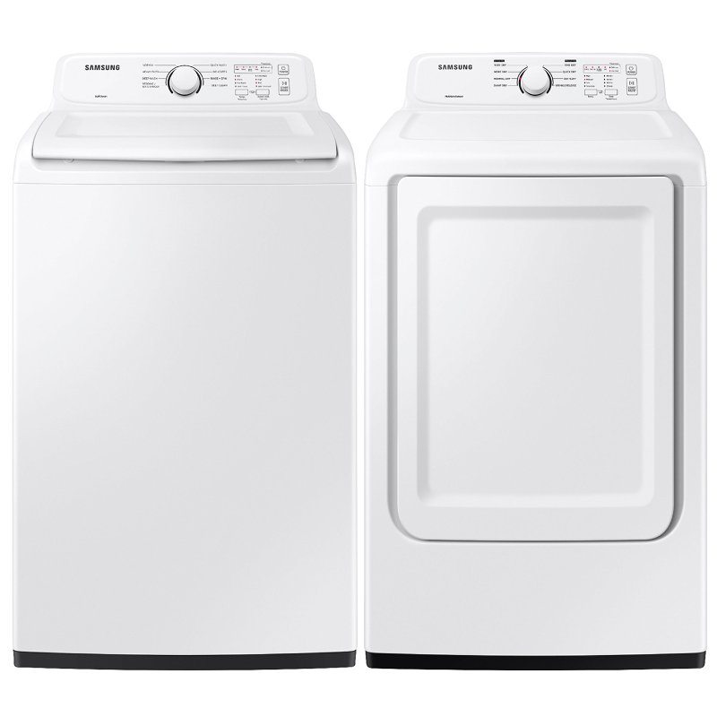 Samsung Washer and Electric Dryer Set - 3000 White