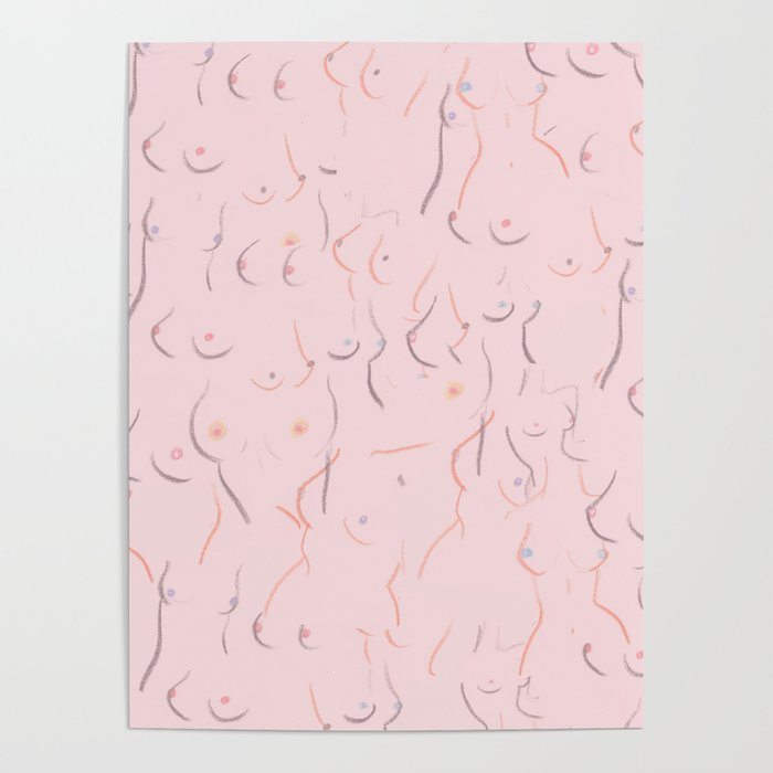 Breasts in Millennial Pink