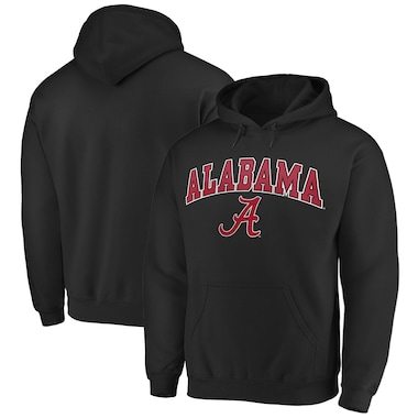 Fanatics Branded Alabama Crimson Tide Black Campus Pullover Hoodie