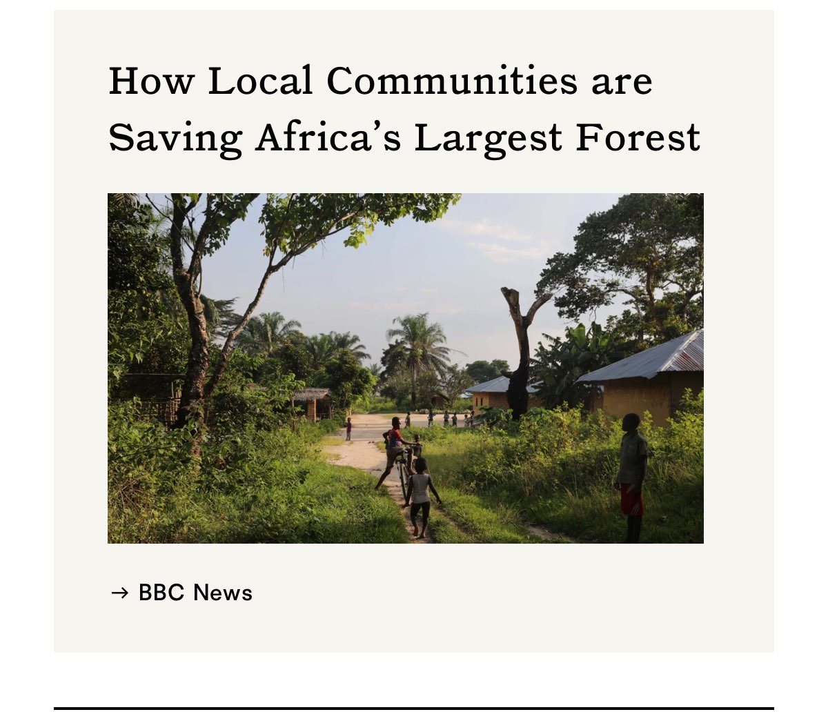 How Local Communities are Saving Africa's Largest Forest