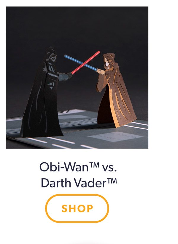 Shop Obi-Wan vs. Darth Vader