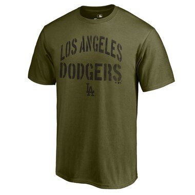 Fanatics Branded Los Angeles Dodgers 2019 Camo Collection Jungle T-Shirt