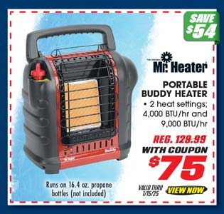 Mr. Heater Portable Propane Buddy Heater