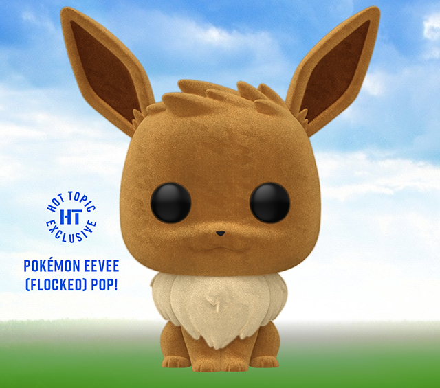 hot topic eevee flocked