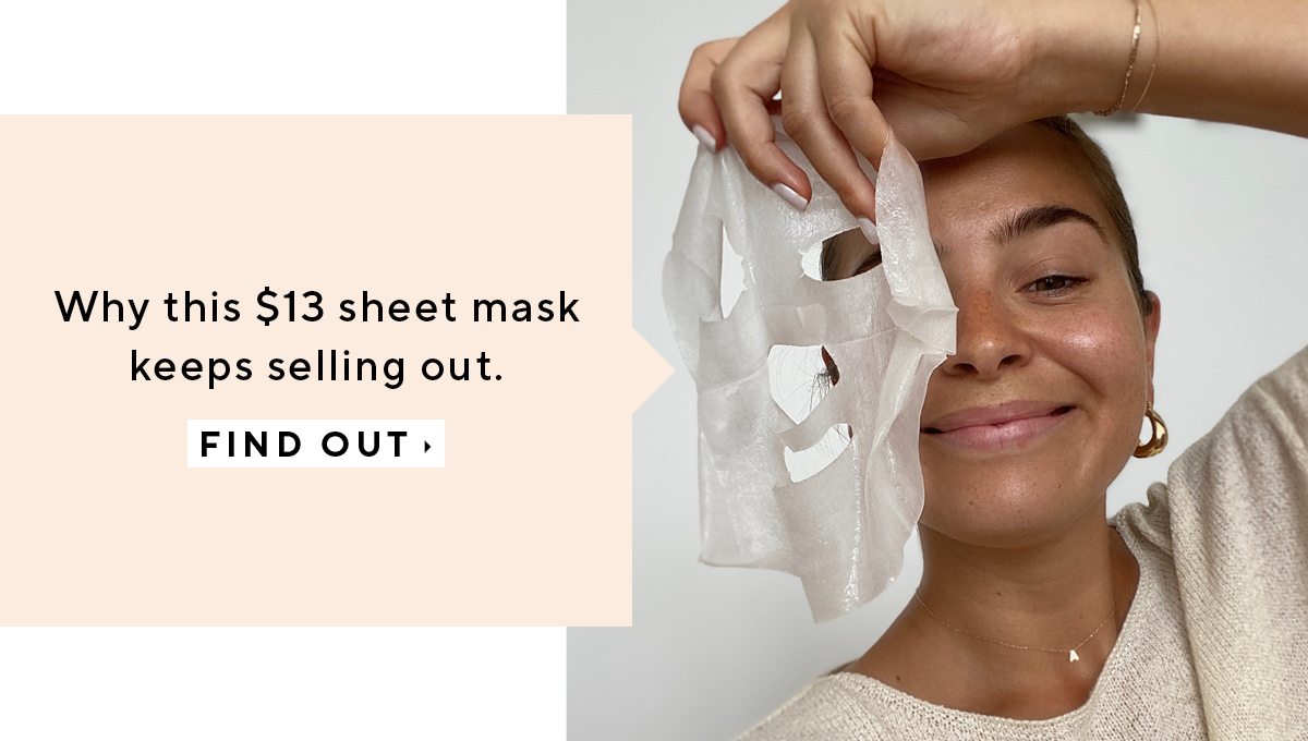 Why this $13 sheet mask keeps selling out.