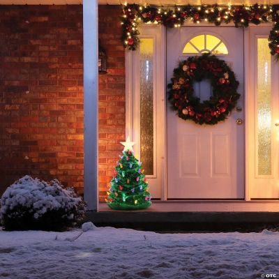 Mr. Christmas<sup>®</sup> Outdoor Blow Mold Christmas Tree - 24"