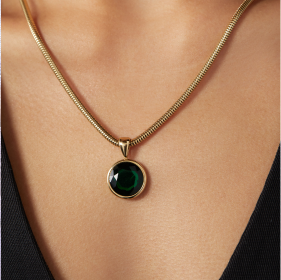 Emerald Crystal Necklace | Shop Now