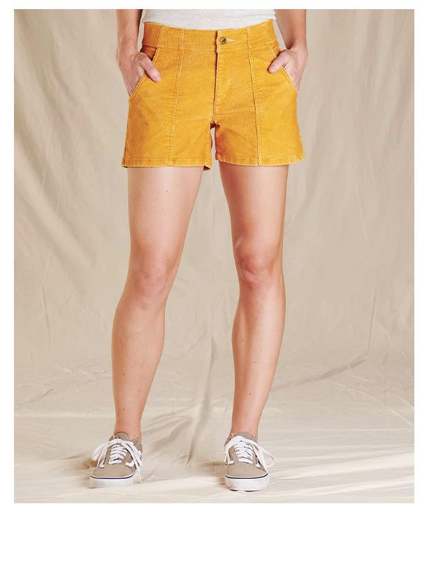 Women's Coaster Cord Short in Sunset